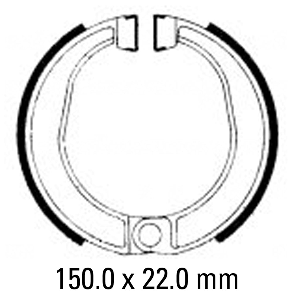 FERODO Brake Shoe Set FSB842