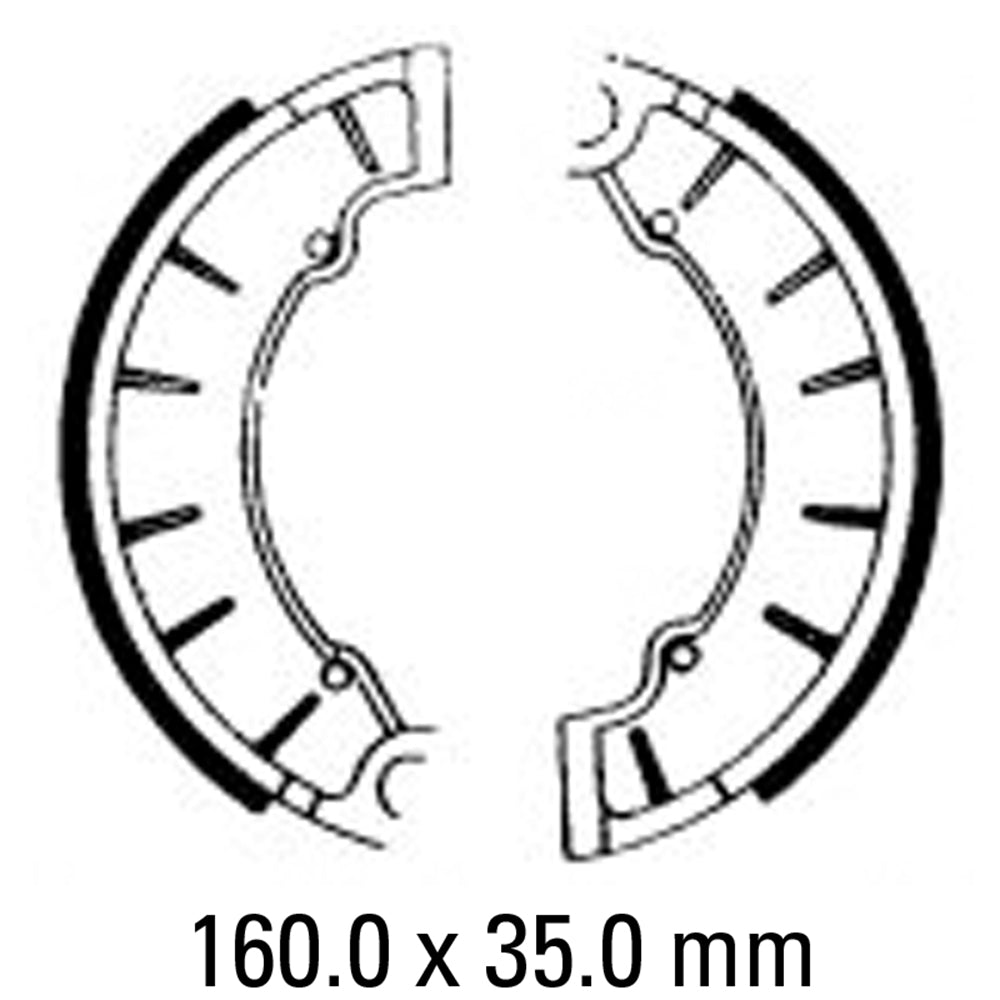 FERODO Brake Shoe Set FSB855