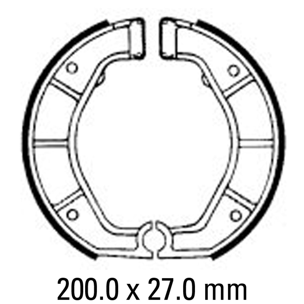 FERODO Brake Shoe Set FSB863