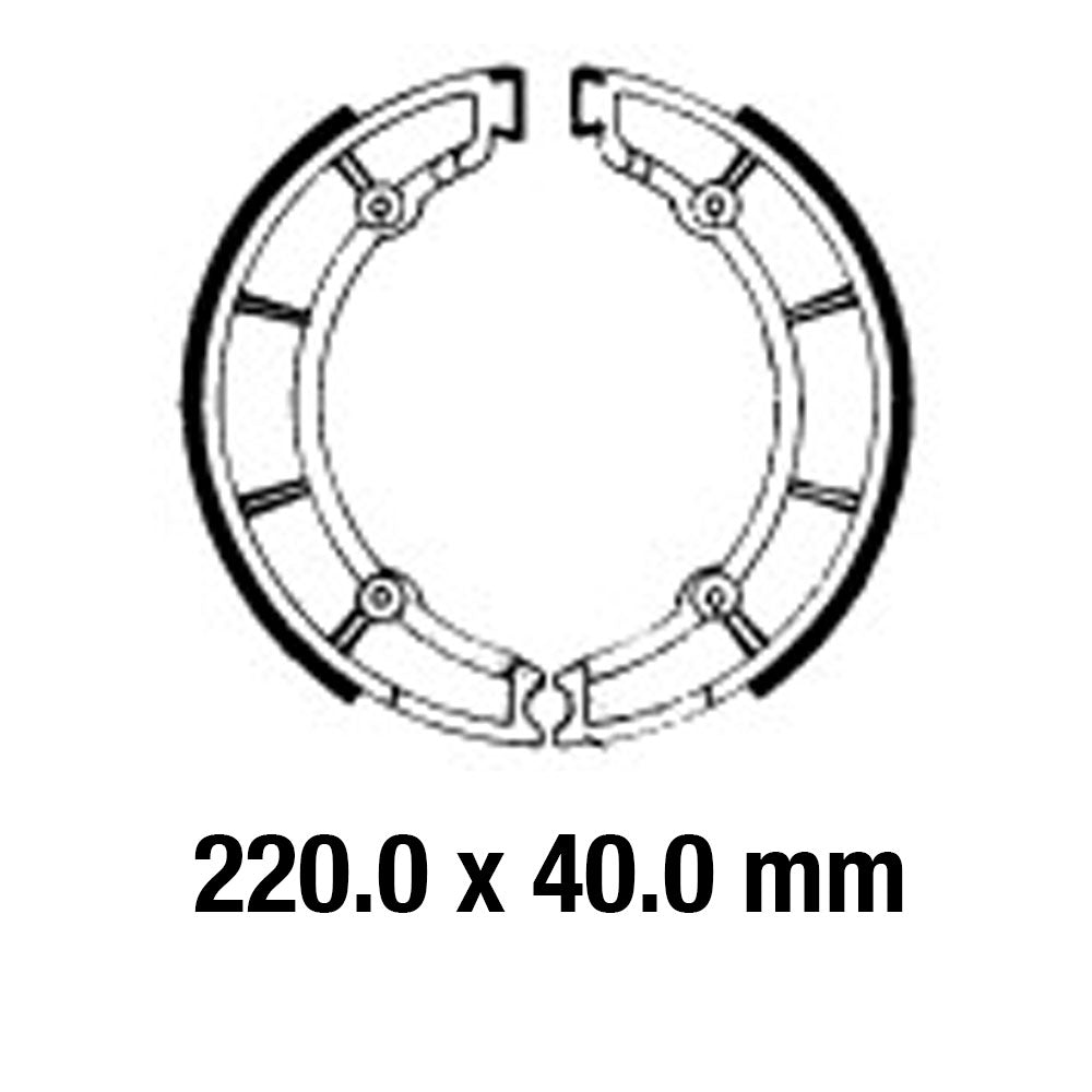 FERODO Brake Shoe Set FSB881