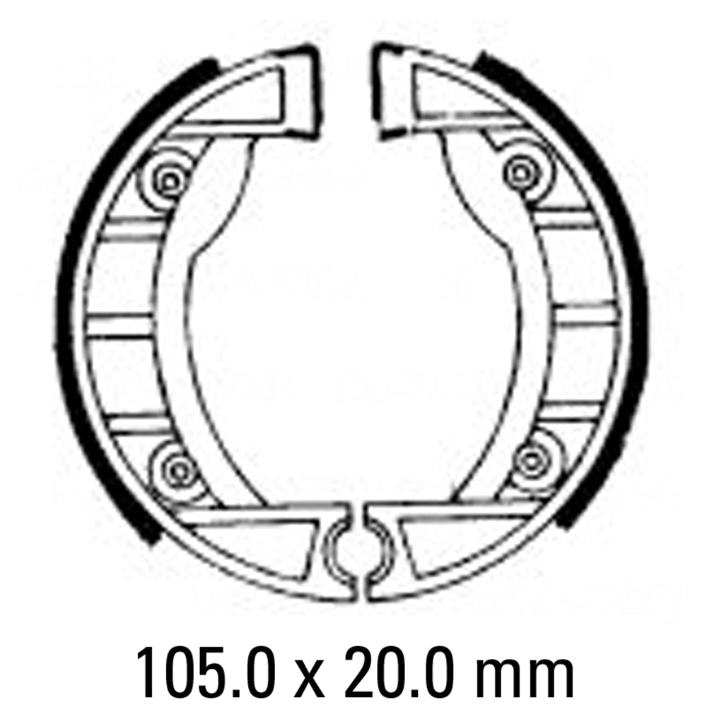 FERODO Brake Shoe Set FSB910*