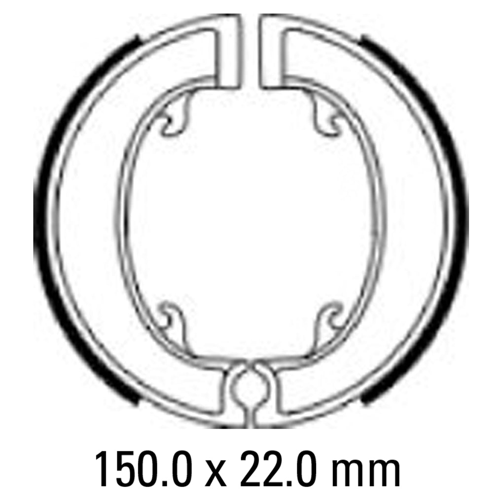 FERODO Brake Shoe Set FSB918