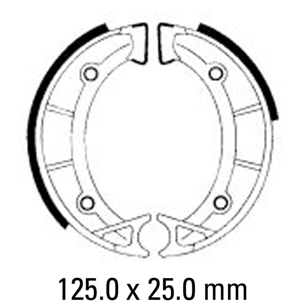 FERODO Brake Shoe Set FSB939