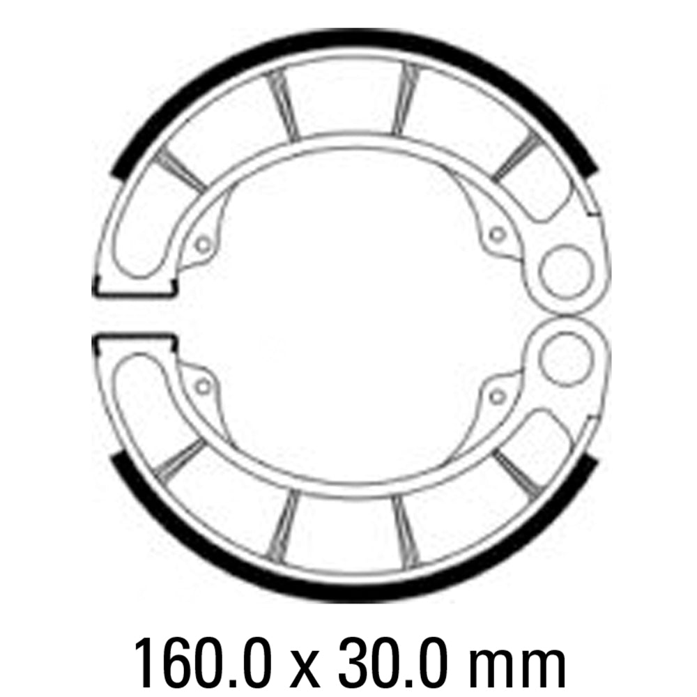 FERODO Brake Shoe Set FSB946