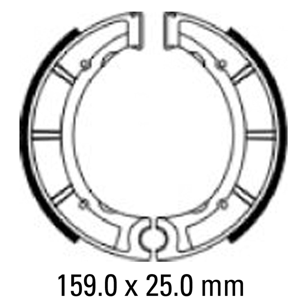 FERODO Brake Shoe Set FSB948