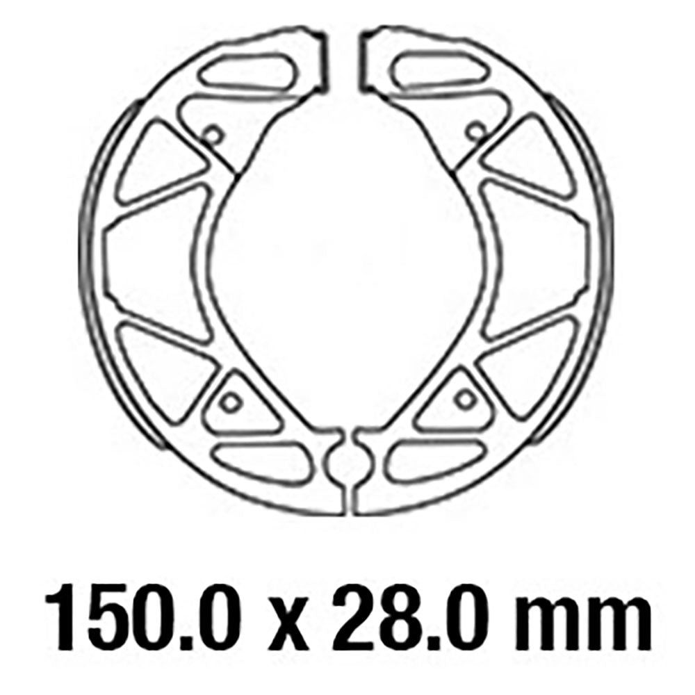 FERODO Brake Shoe Set FSB967