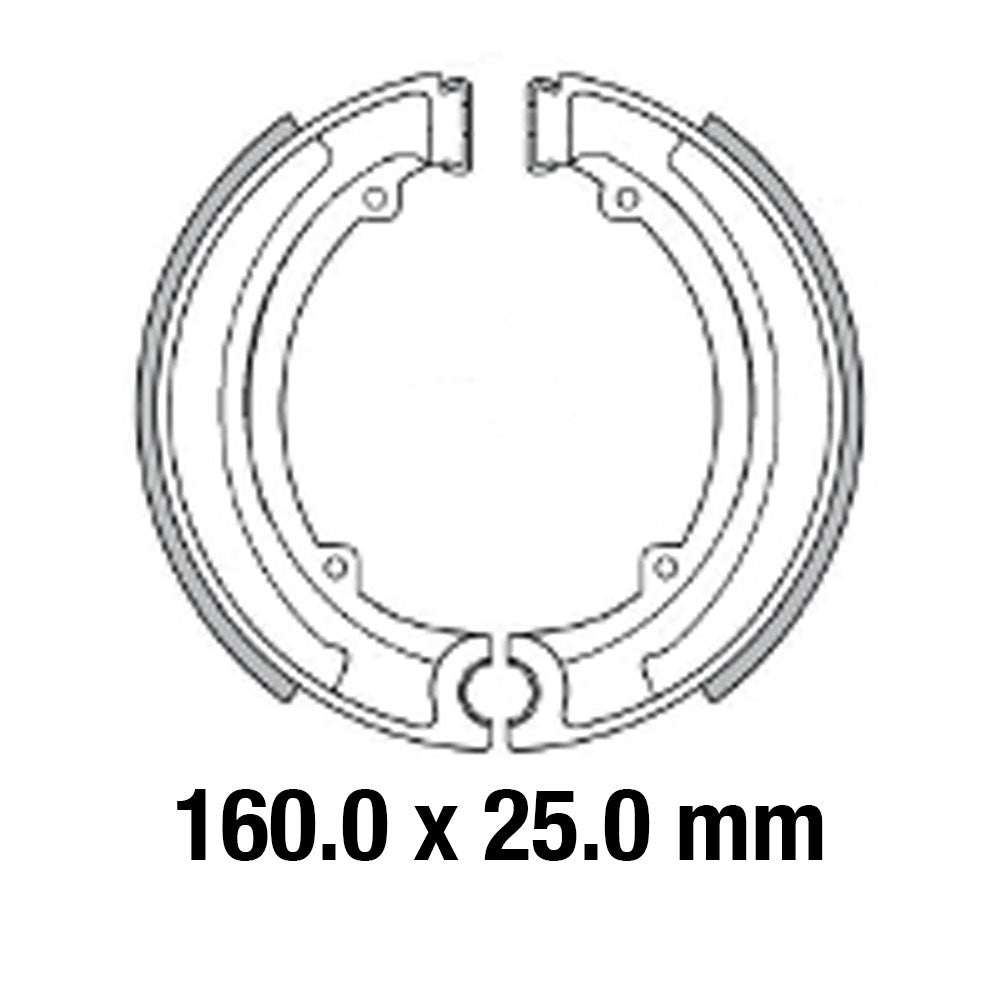 FERODO Brake Shoe Set FSB978