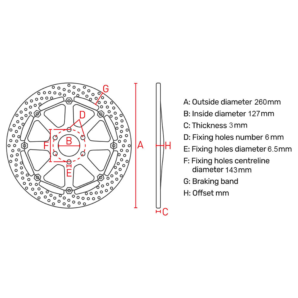 FERODO Brake Disc FMD0017MXR
