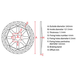 FERODO Brake Disc FMD0197MXR