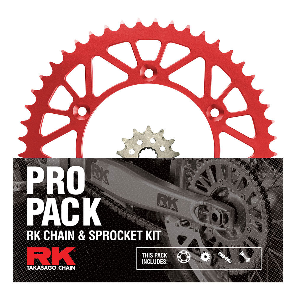 RK Racing Chain & Sprocket Kit Gold/Red 13/50