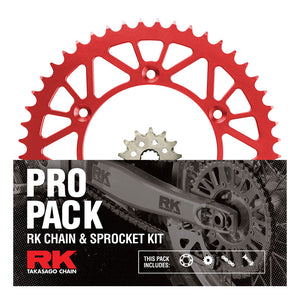 RK Racing Chain & Sprocket Kit Gold/Red 13/51