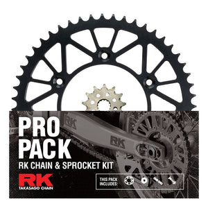 RK Racing Chain & Sprocket Kit Gold/Red 13/48