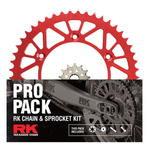 RK Racing Chain & Sprocket Kit Gold/Red 13/50