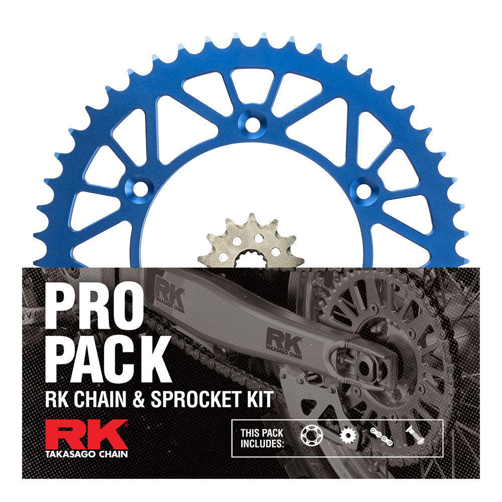 RK Racing Chain & Sprocket Kit Gold/Blue 13/50