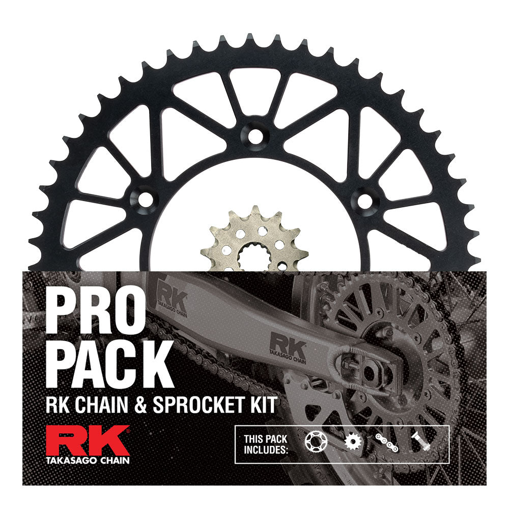 RK Racing Chain & Sprocket Kit Gold/Black 13/50