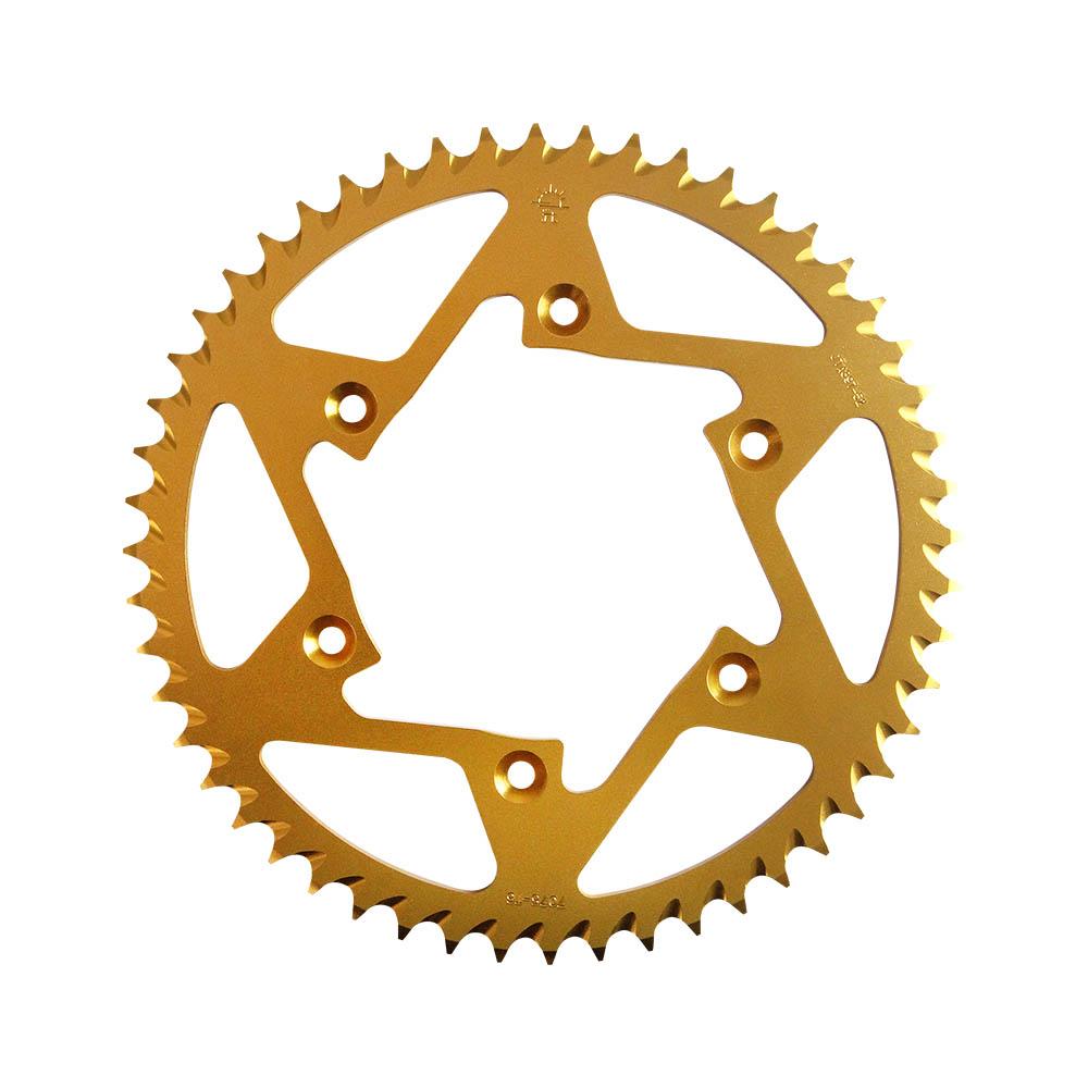 Alloy Rear Sprocket HONDA 53T 420 Gold