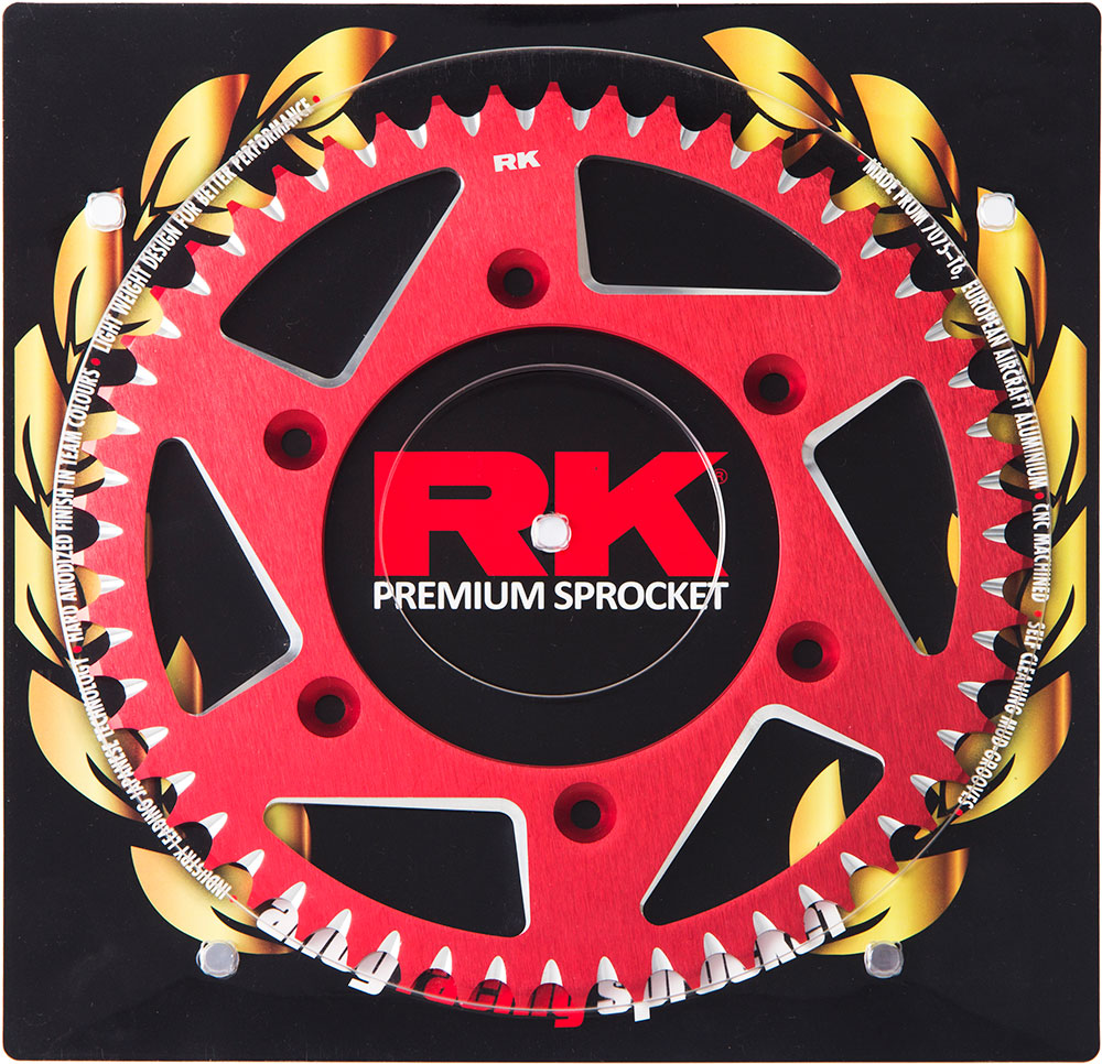 JT Alloy Racelite Sprocket 50T 520 Red