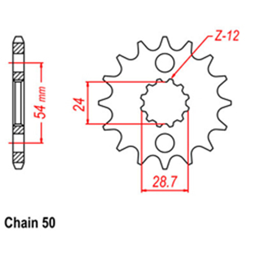 Front Sprocket KAWASAKI 530