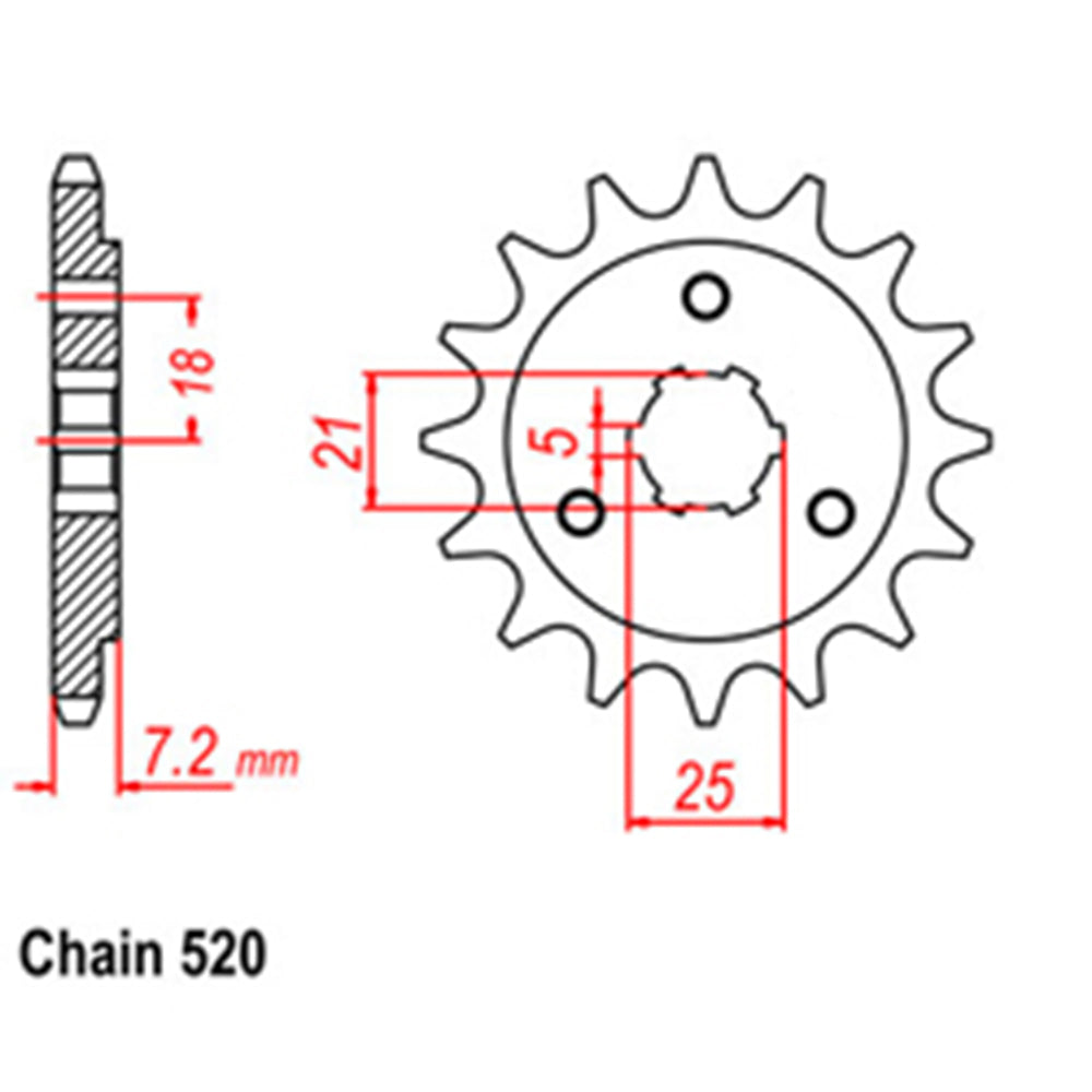Front Sprocket SUZUKI 520