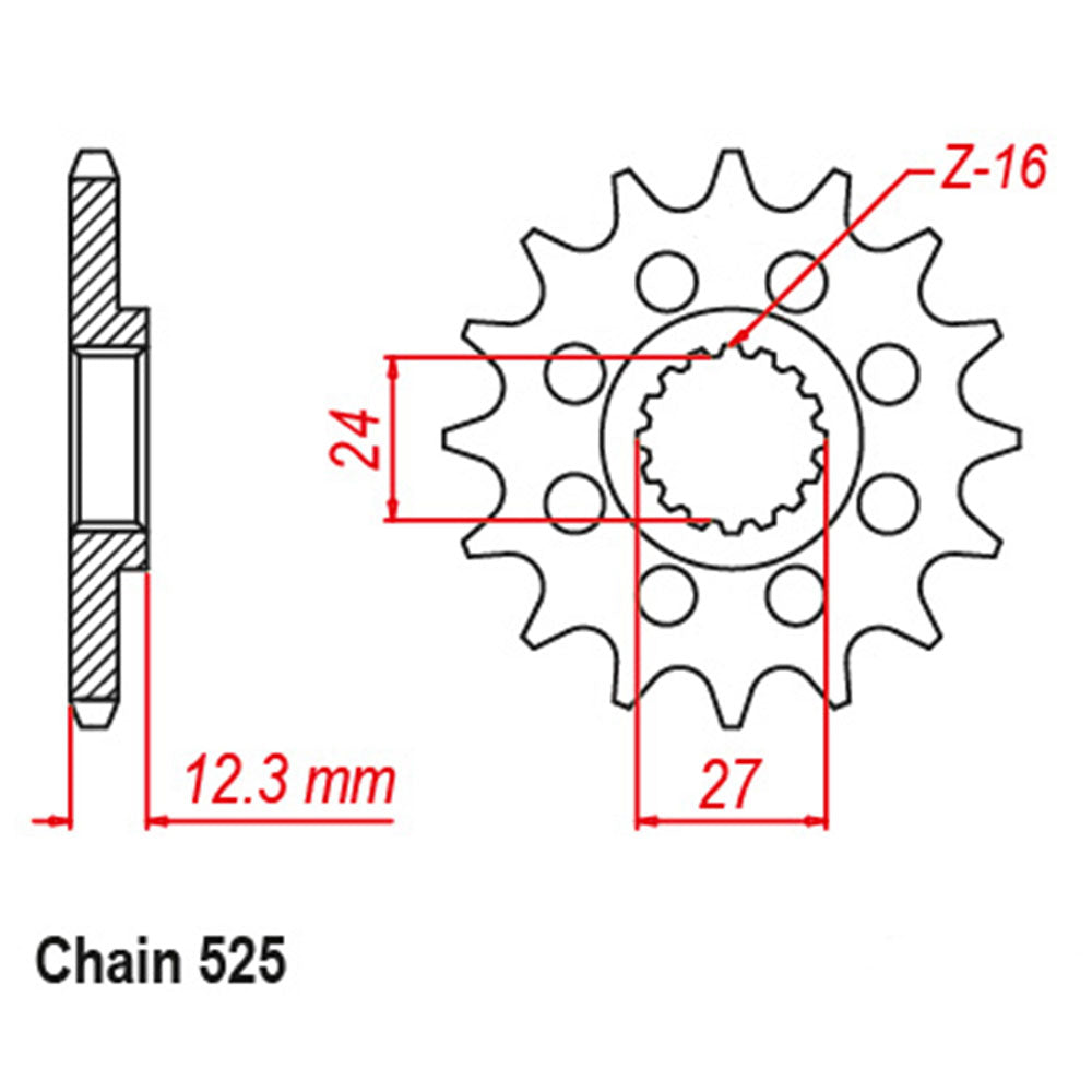 Front Sprocket SUZUKI 525