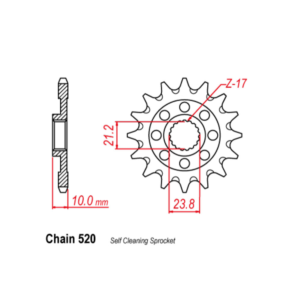 Front Sprocket SUZUKI 520