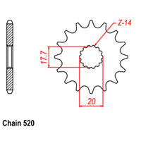 Front Sprocket YAMAHA 520