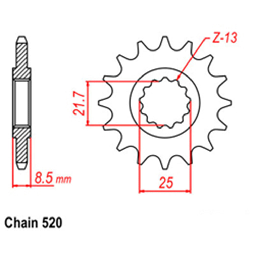 Front Sprocket YAMAHA 520