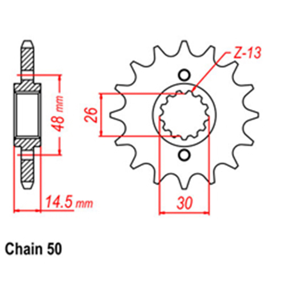 Front Sprocket HONDA 530