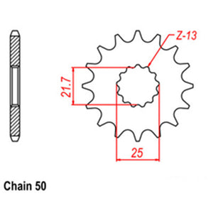 Front Sprocket YAM/KAW/SUZ 530
