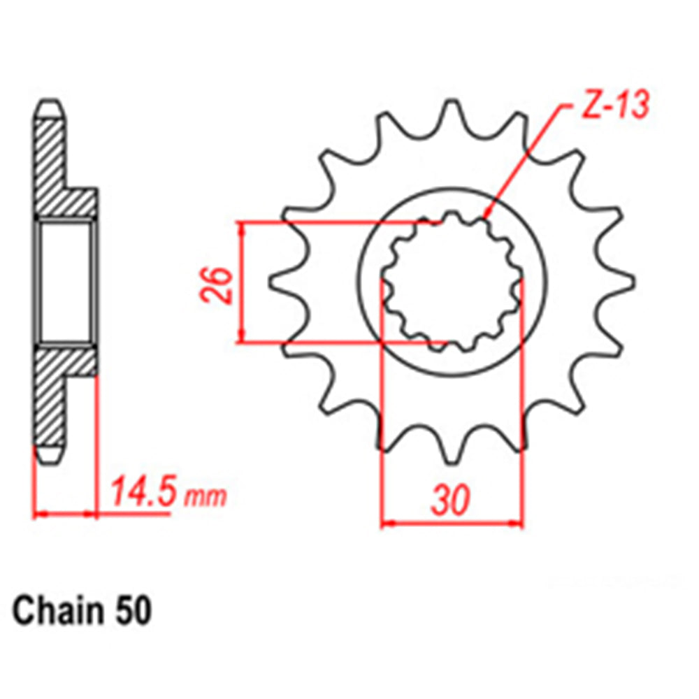 Front Sprocket HONDA 530*