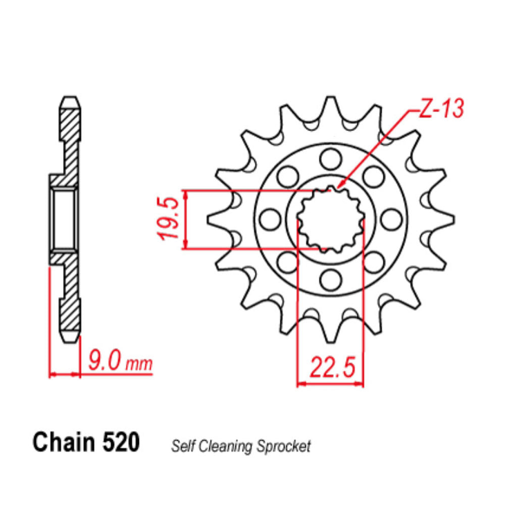 Front Sprocket SUZUKI 520