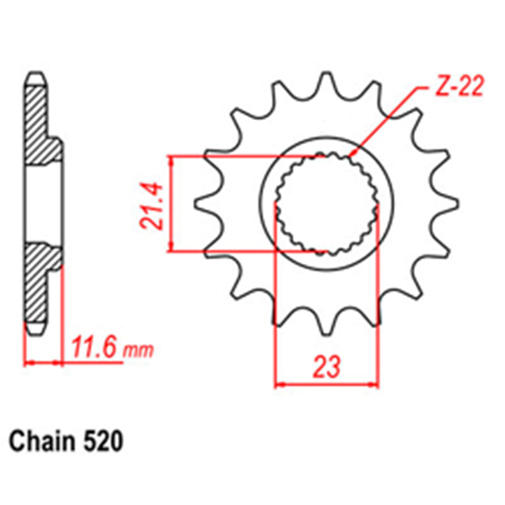 Front Sprocket YAMAHA 520