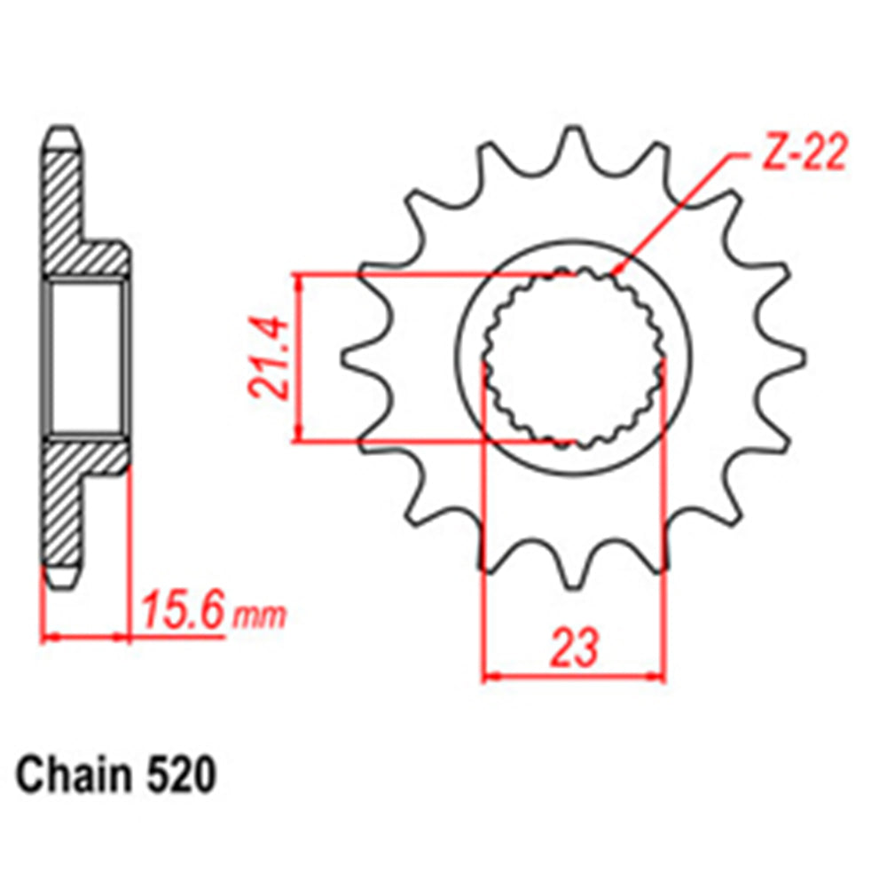 Front Sprocket YAMAHA 520