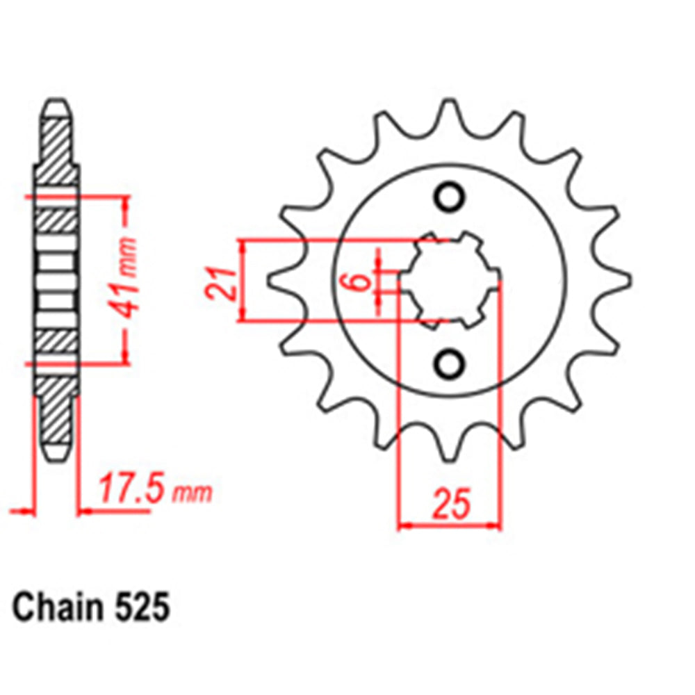 Front Sprocket HONDA 525*