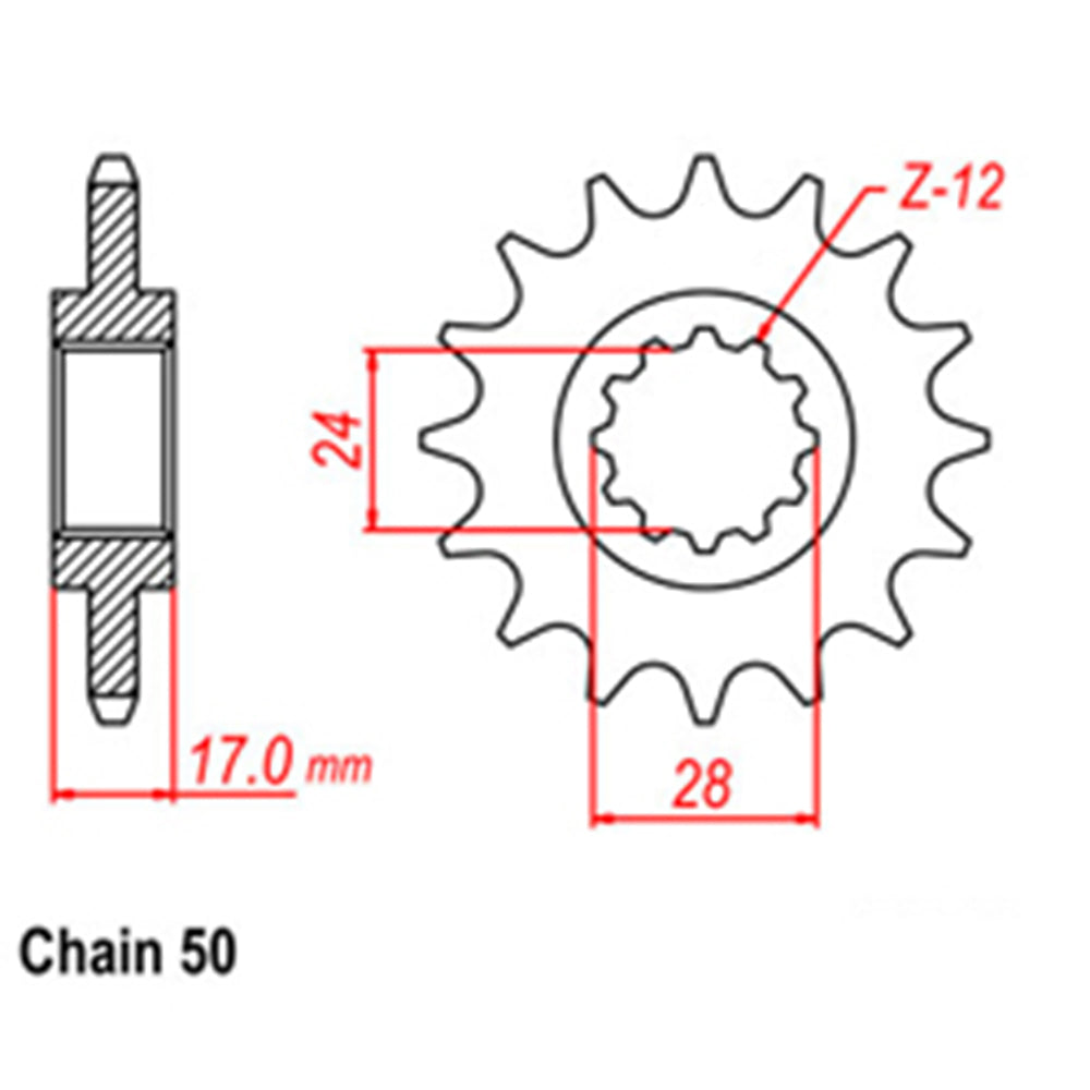 Front Sprocket HONDA 530
