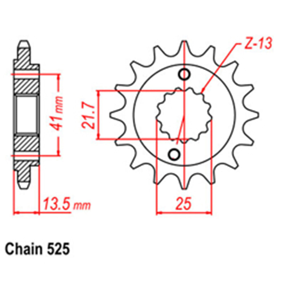 Front Sprocket HONDA 525