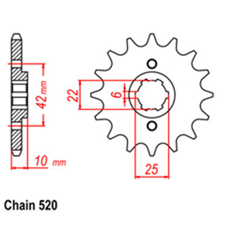 Front Sprocket HONDA 520*
