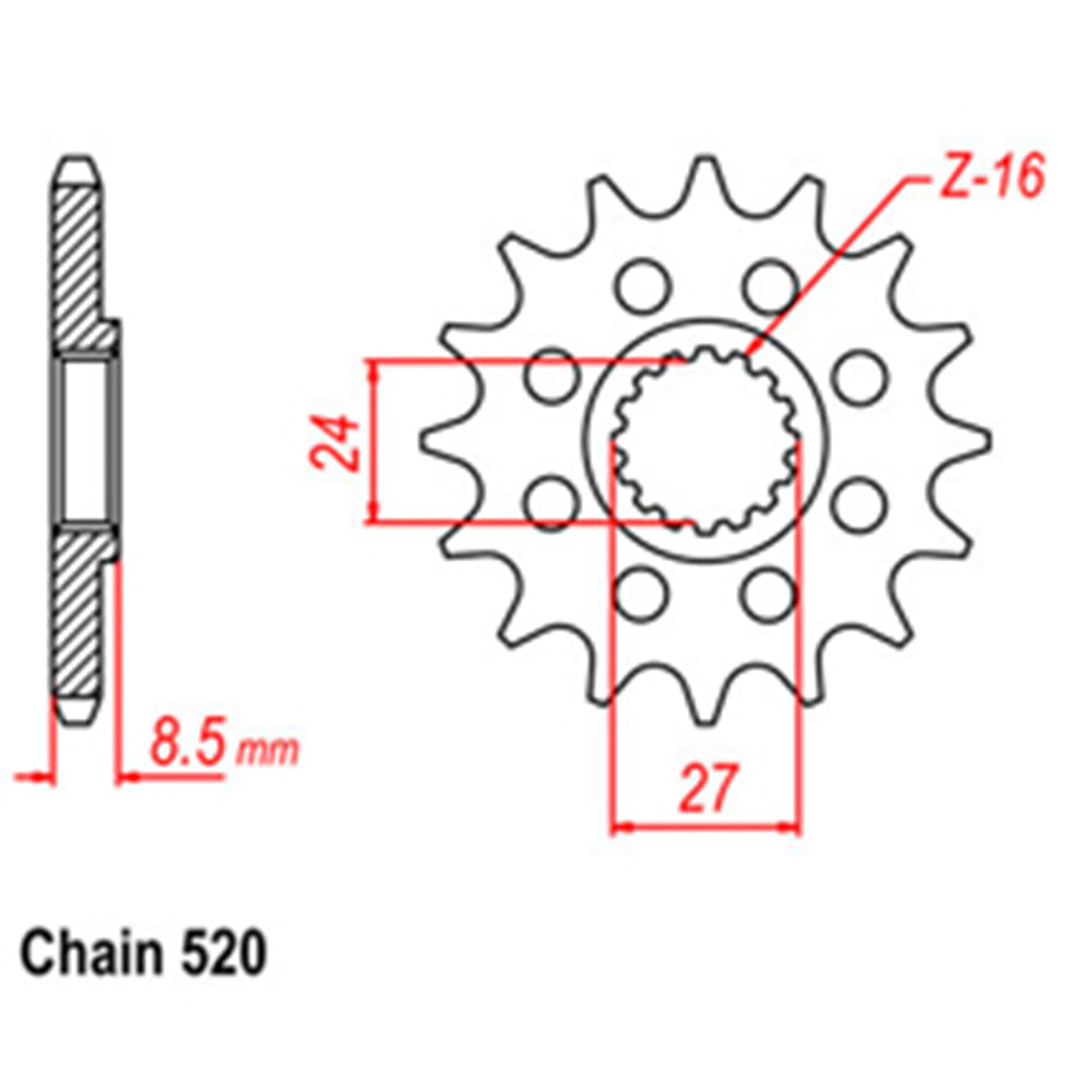 Front Sprocket SUZUKI 520*