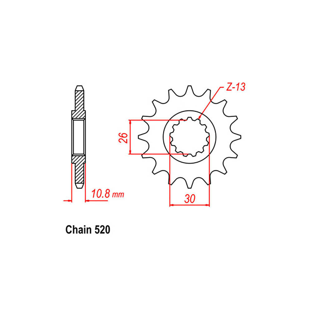 Front Sprocket YAMAHA 520