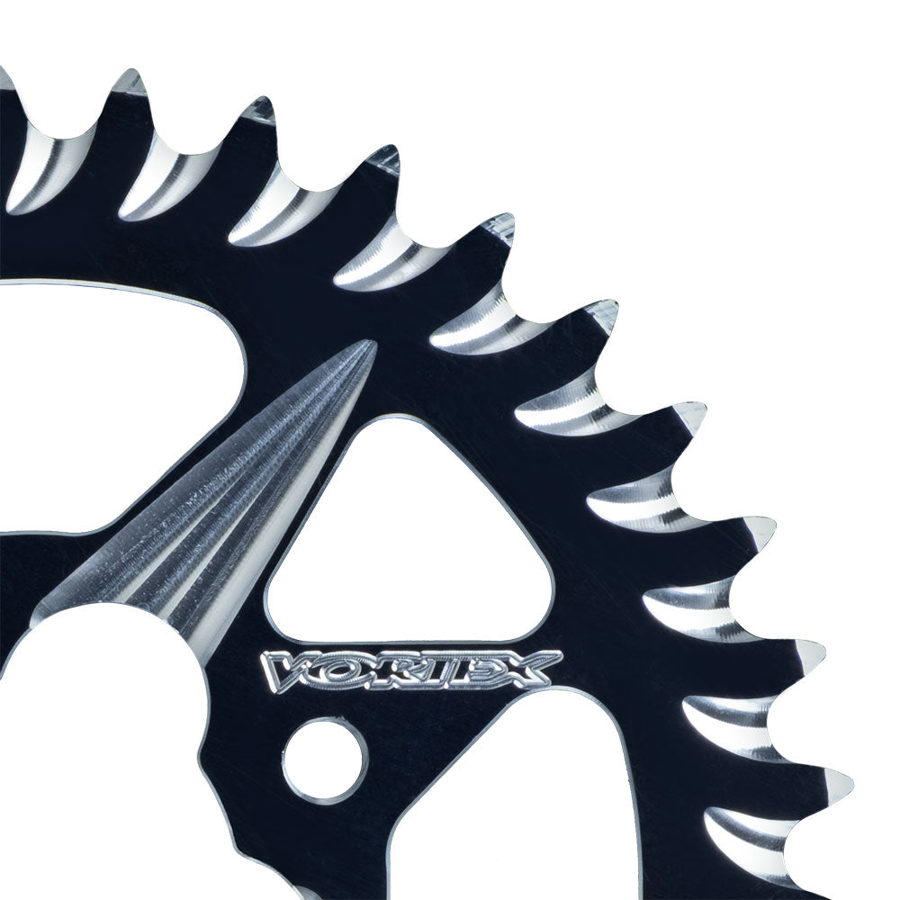 VORTEX Alloy Rear Sprocket 420 36T Cobra Black