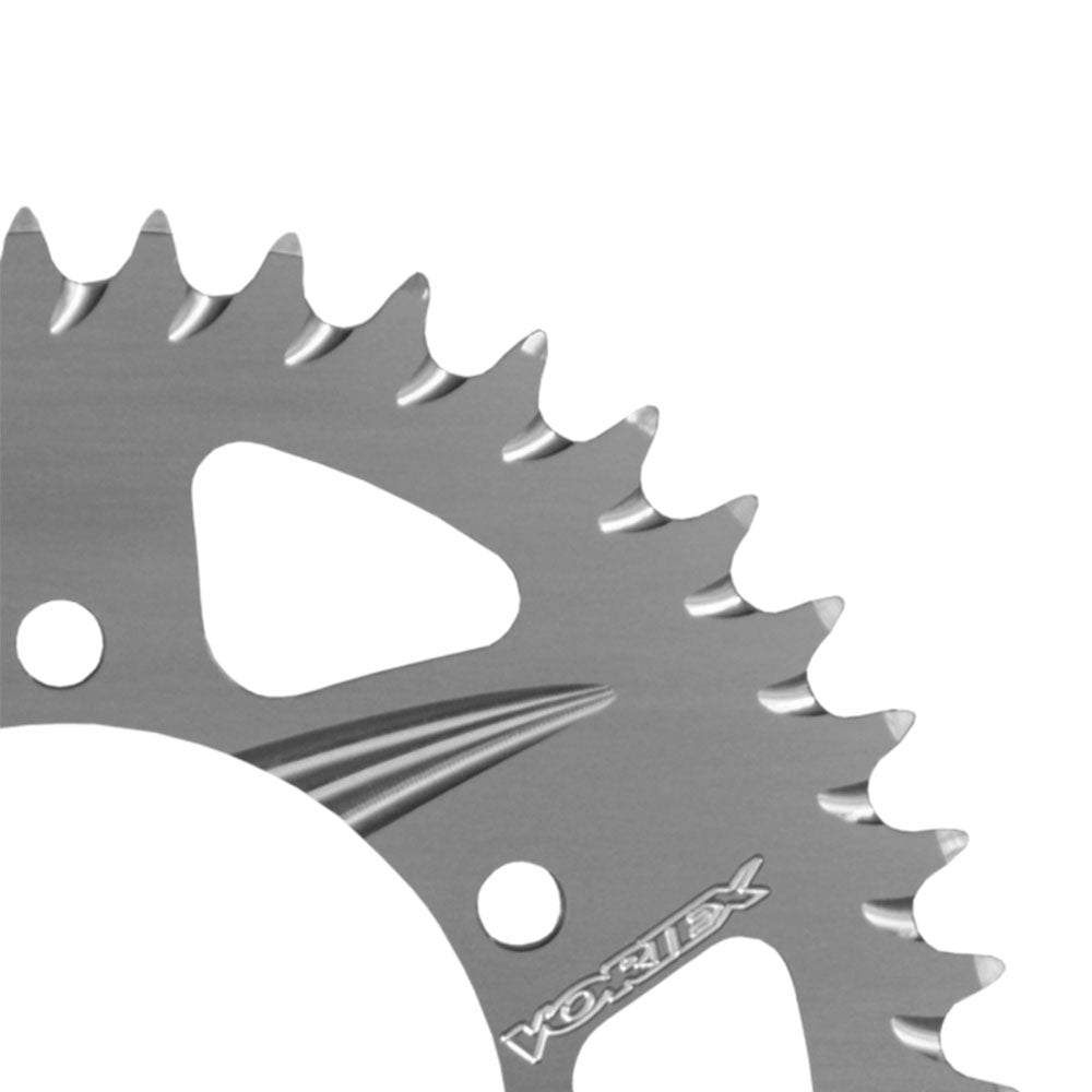 VORTEX Alloy Rear Sprocket 520-44T Silver^