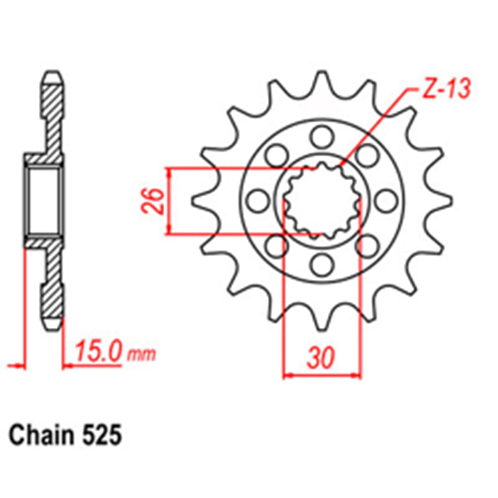 Front Sprocket BMW 525