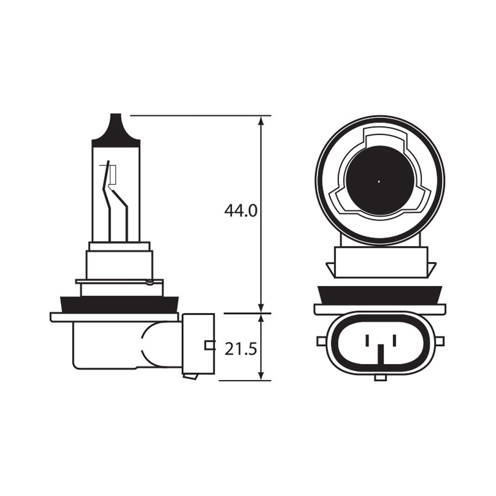Bulb 12V 35W H8 PGJ19-2