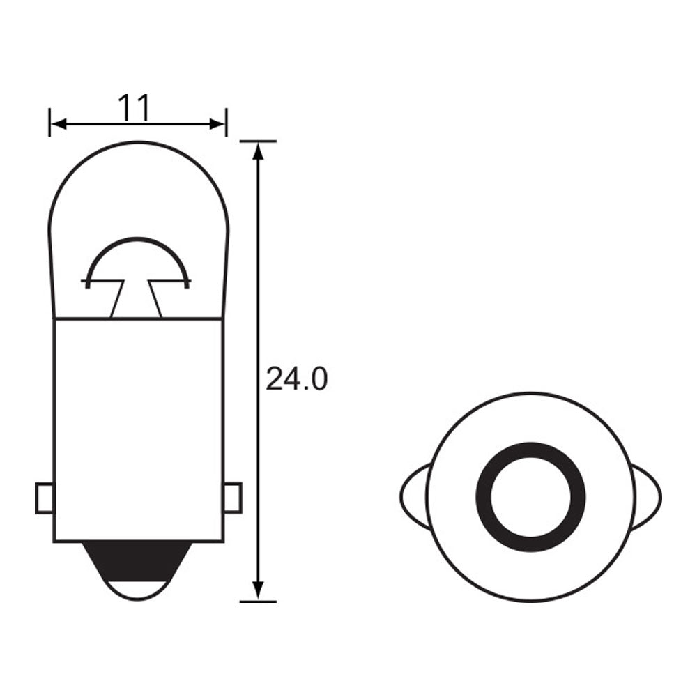 Bulb 6V 3W Instrument Bayonet (10)