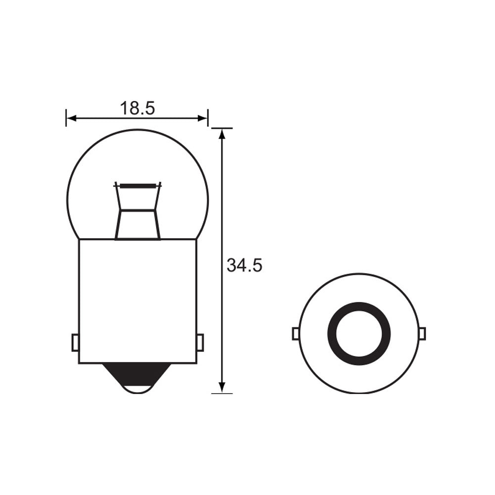 Bulb 6V 10W Indicator Small (10)