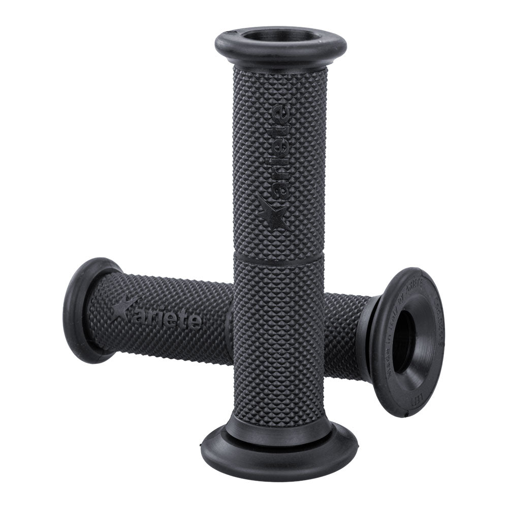 ARIETE Road Grips - Extreme Slim - Black - Open End 130mm