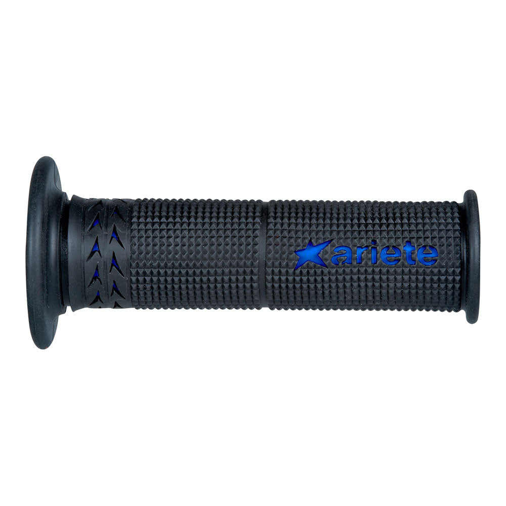 ARIETE Road Racing Grips Estoril Soft Black/Blue 120mm O/End