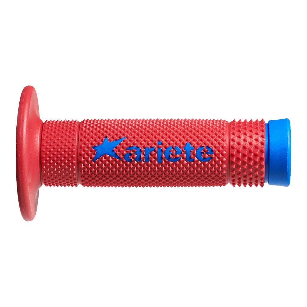 ARIETE MX Grips - Vulcan - Dual Compound - Red/Blue