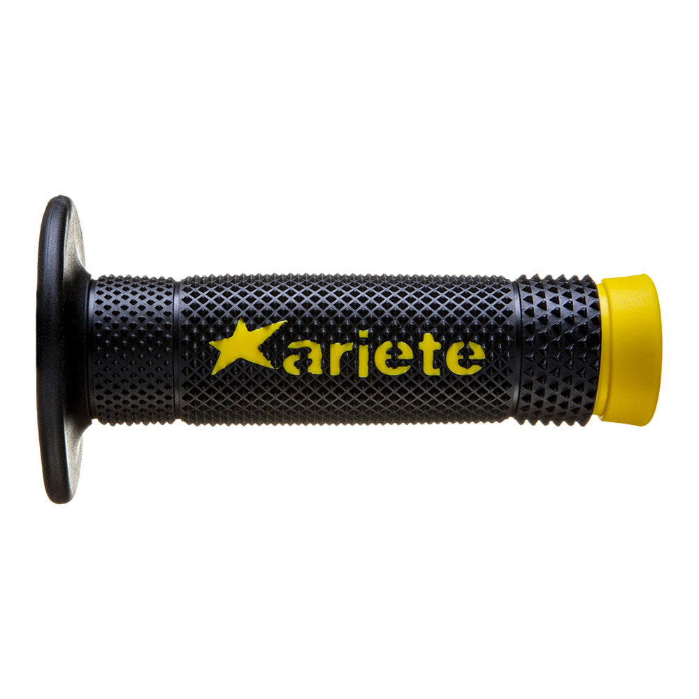 ARIETE MX Grips - Vulcan - Dual Compound - Black/Yellow