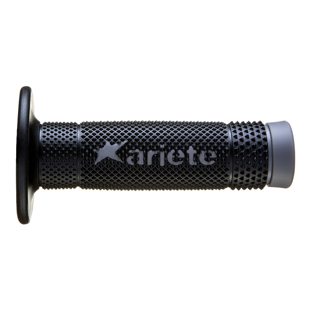 ARIETE MX Grips - Vulcan - Dual Compound - Black/Grey